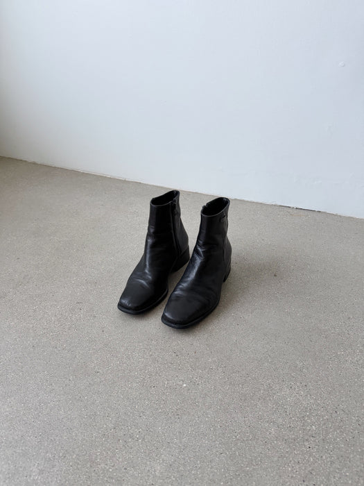 Black Leather Boots | 6.5