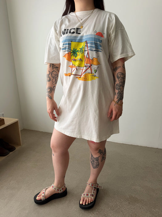 Nice France Beach Tee | XL