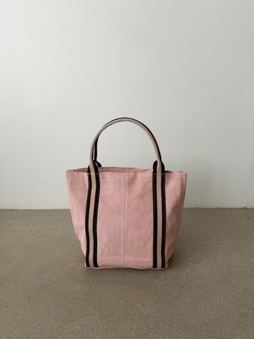 Suede Leather Tote Bag