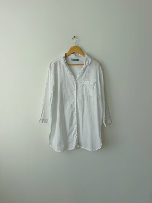 White Cotton Blouse | L