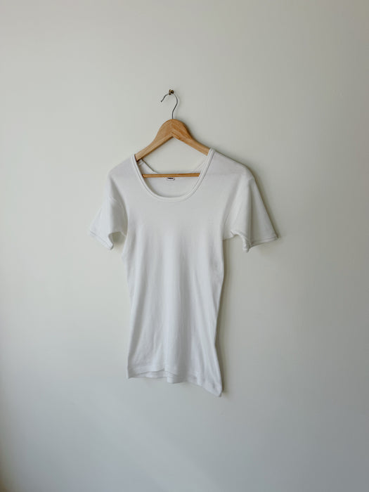 White Ringer Tee | S/M