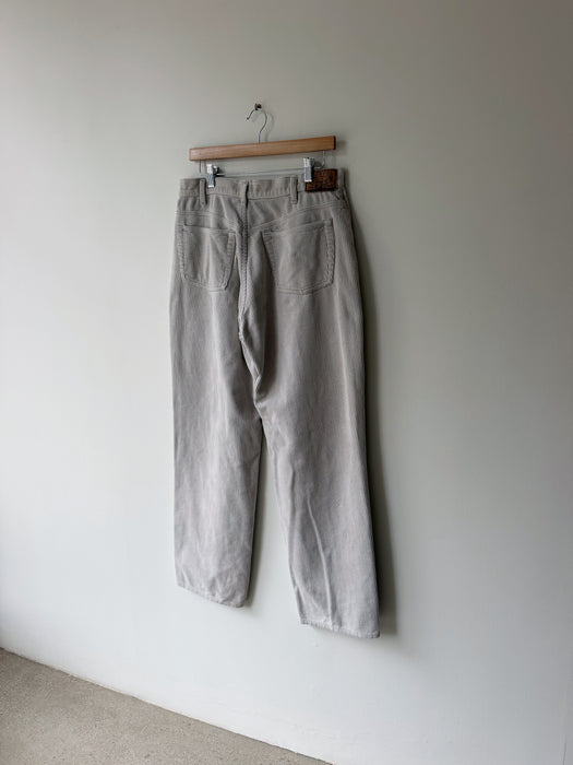 Beige Corduroy Pants | 31