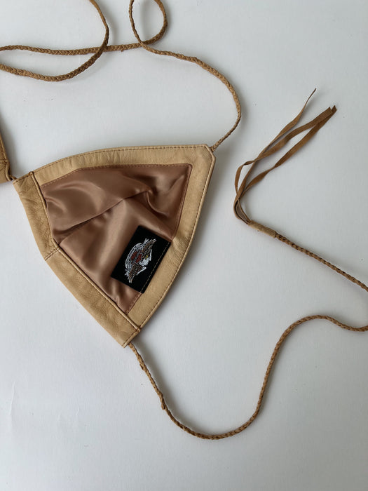 Harley Davidson Leather Triangle Top