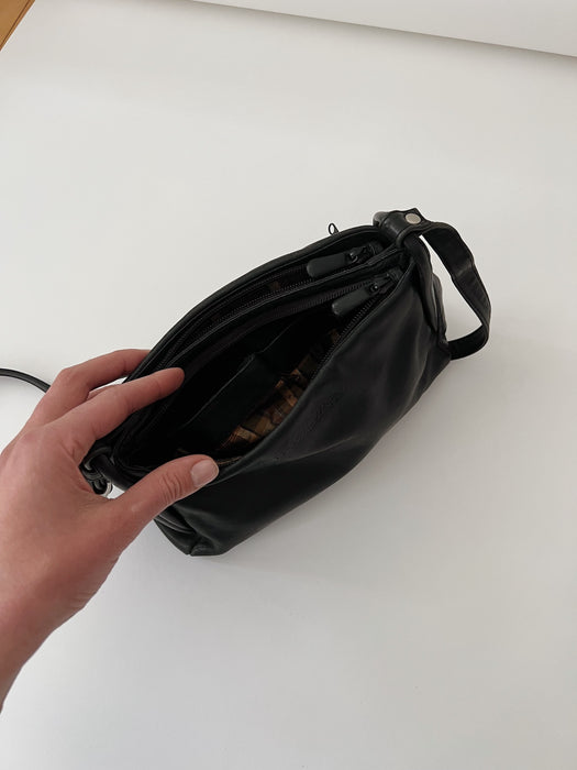 Black Leather Purse