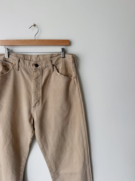 Tan Wranger Denim | 33