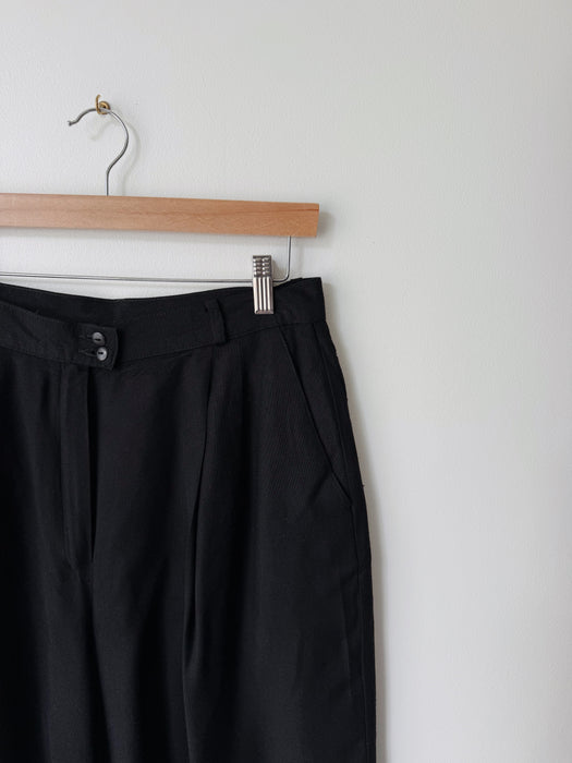 Black Trouser Shorts | 28