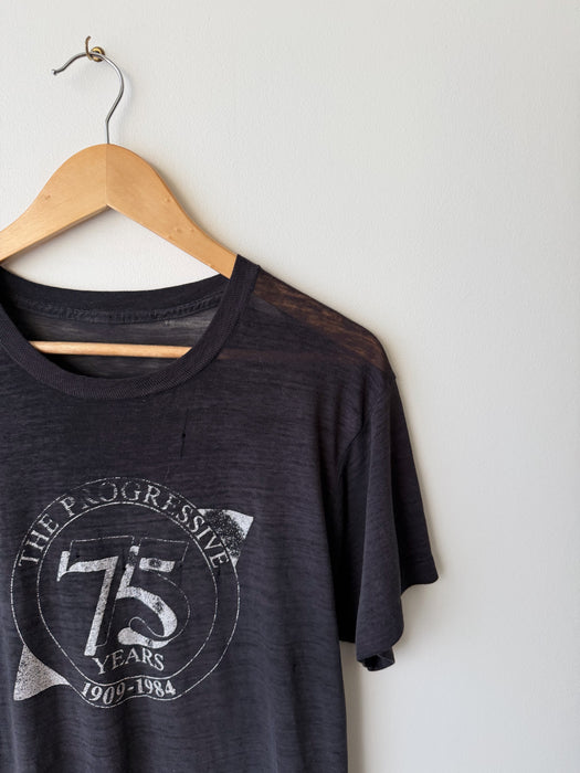 Paper Thin Charcoal Single Stitch Tee | M