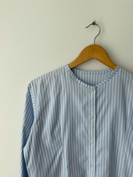 Blue Striped Blouse | S
