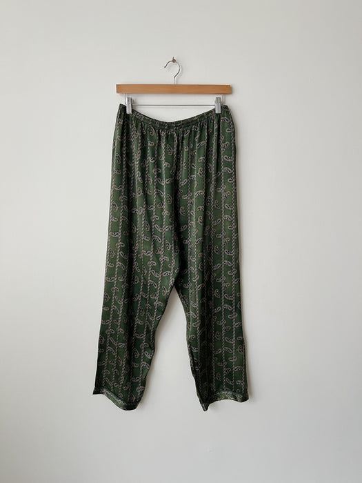 Paisley Silk Pants | 30