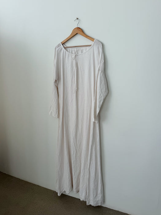 White Linen Dress | XL
