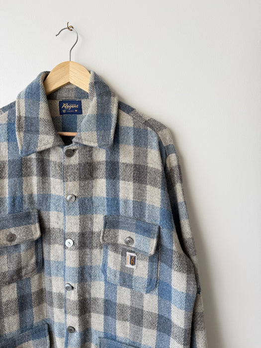 Blue Plaid Jacket | L
