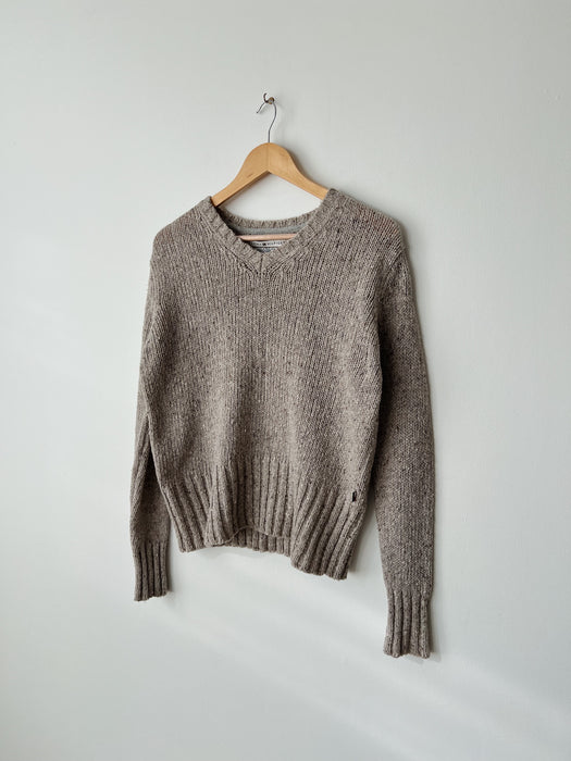 Marled Knit Sweater | S