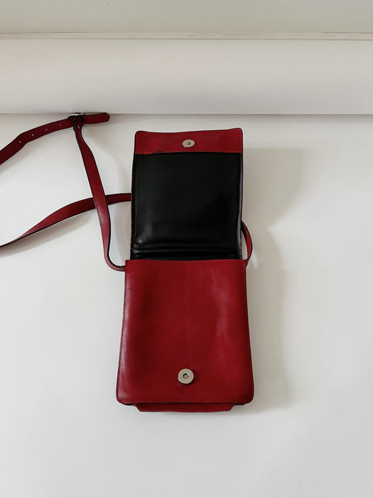 Red Leather Purse