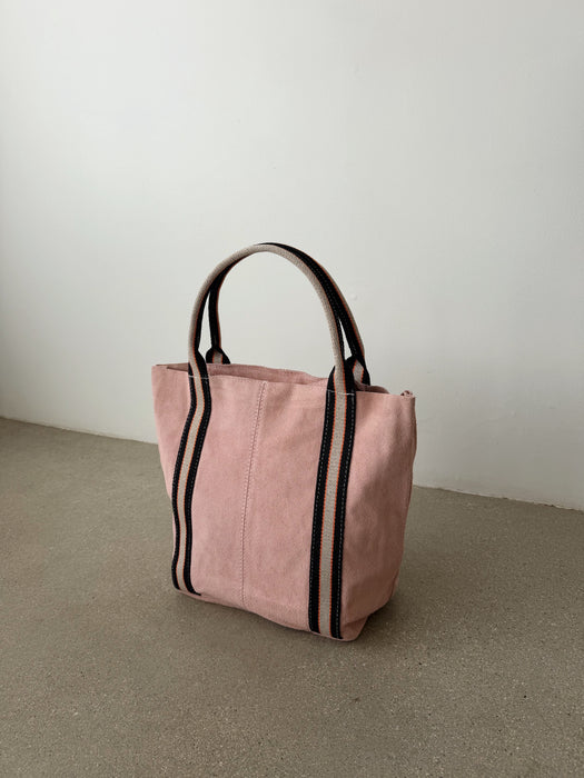 Suede Leather Tote Bag