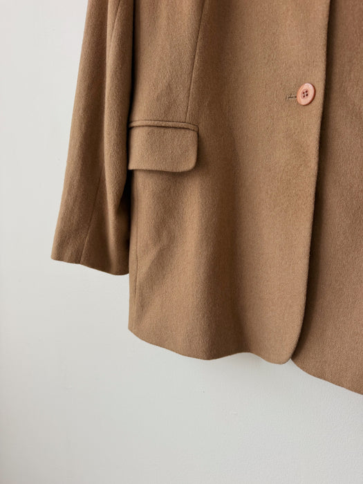 Tan Wool Blazer | L