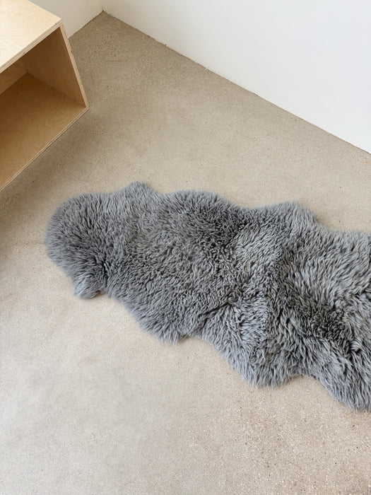 Grey Sheepskin Rug