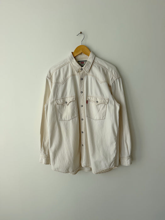 Cream Levi’s Button Up | L
