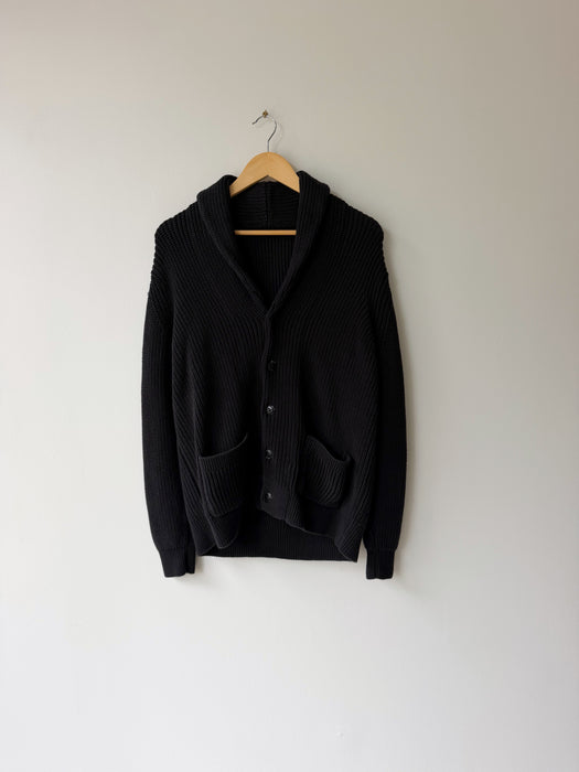Black Knit Cardigan | M