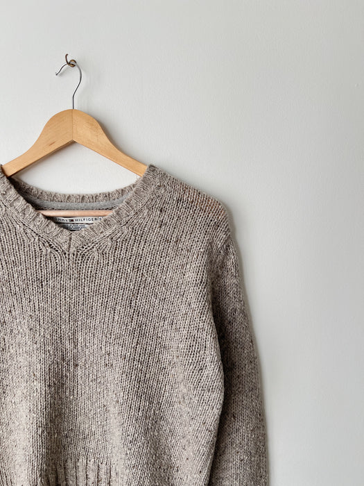 Marled Knit Sweater | S