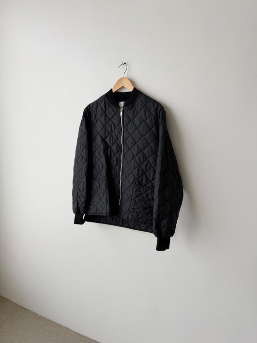Black Quilted Jacket | M
