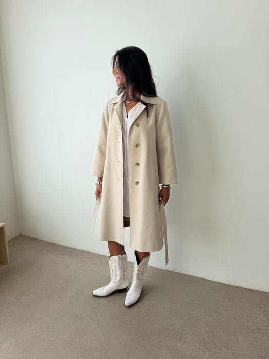 Beige Trench Coat | S/M