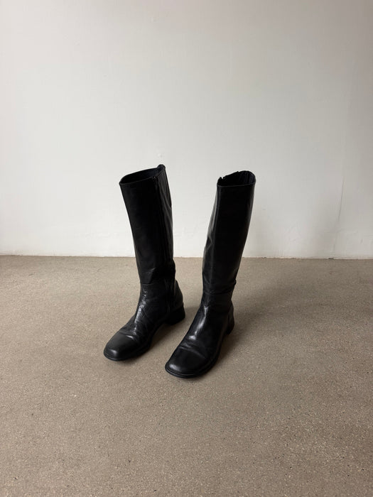 Black Leather Boots | 9