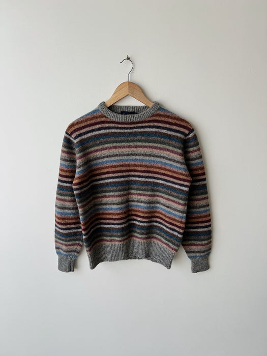 Striped Wool Sweater | S