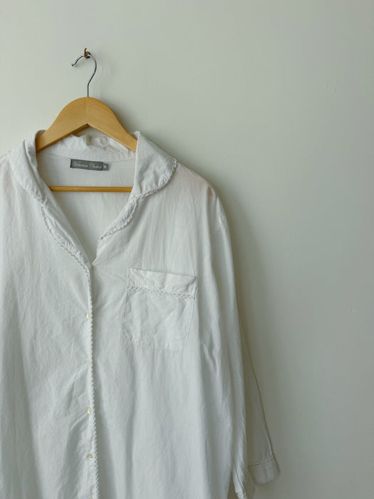 White Cotton Blouse | L