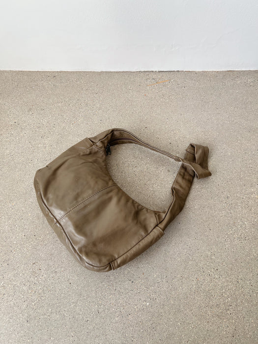 Grey Leather Purse
