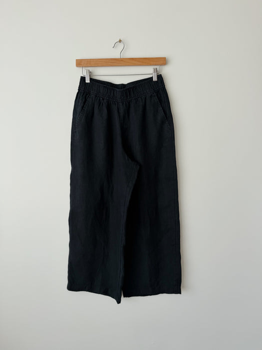 Black Linen Pants | M