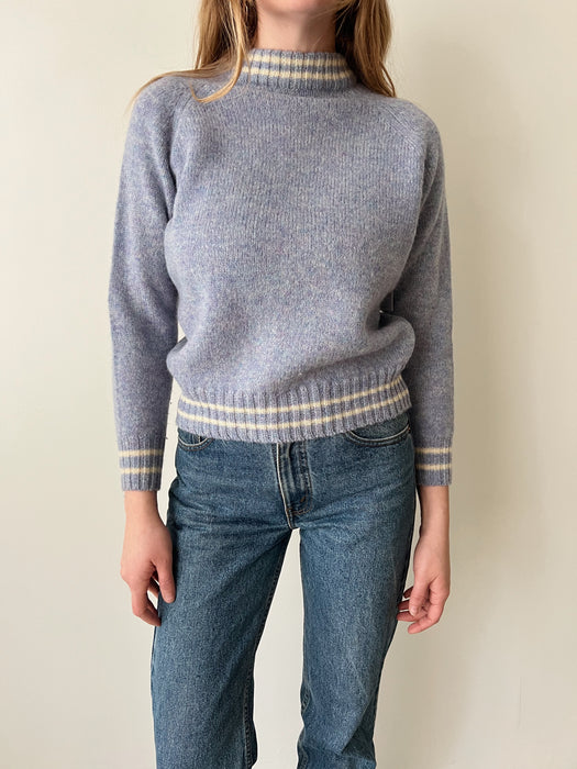 Sky Blue Wool Sweater | S