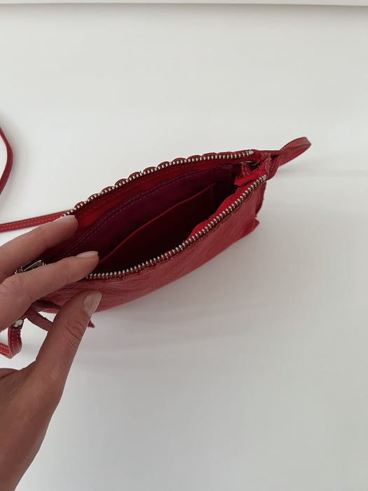 Red Leather Purse