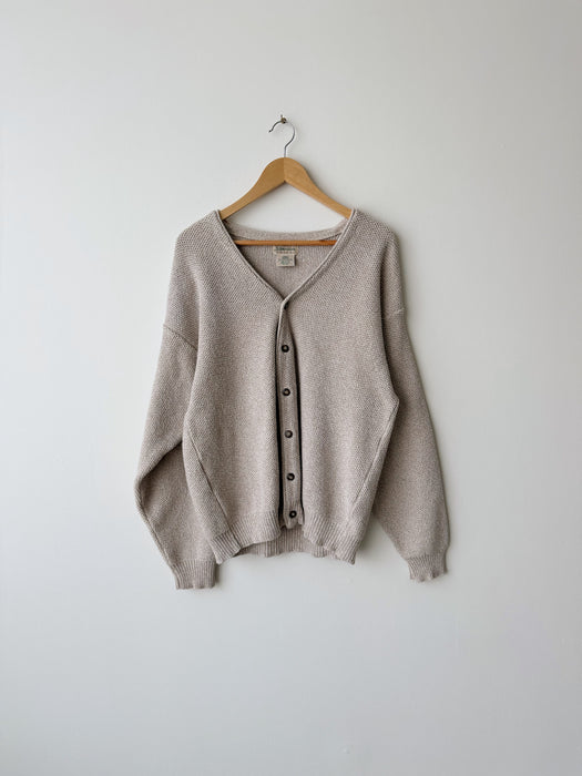 Oat Knit Cardigan | L