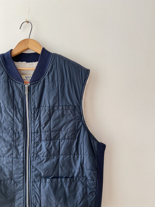 Navy Puffer Vest | XL