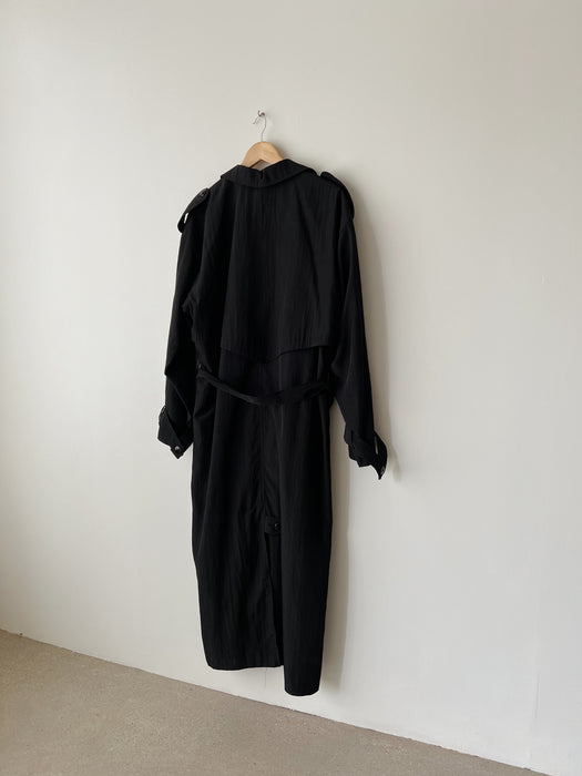 Black Trench Coat | L