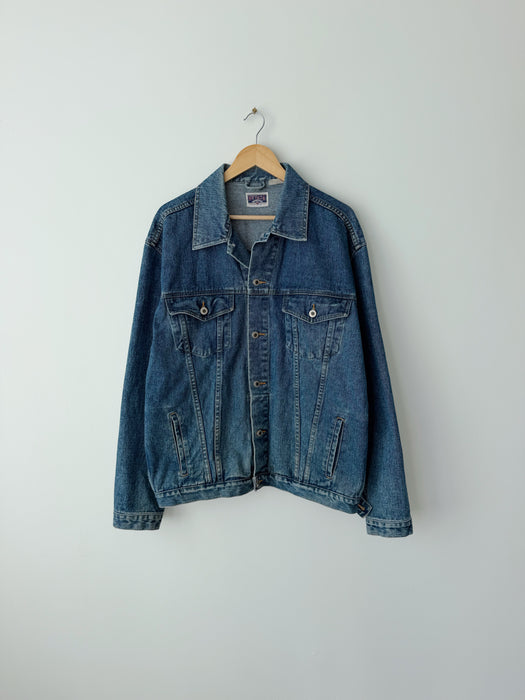 Mid Wash Denim Jacket | 2XL