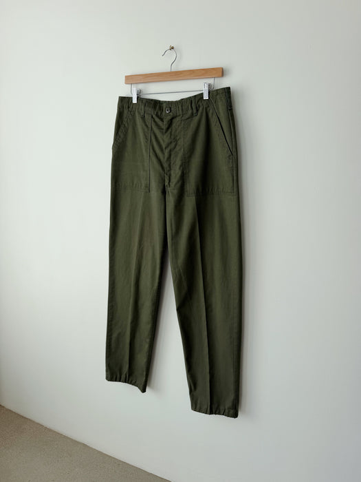 Olive Green Utility Trouser | 34