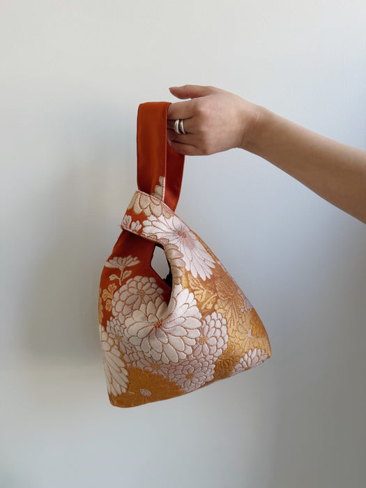 The Obi Bag - Silk Reversible Hand Bag