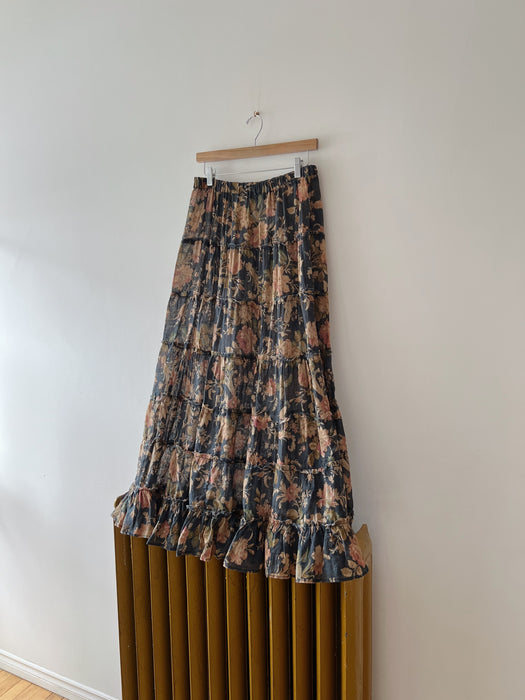 Floral Ruffle Skirt | L