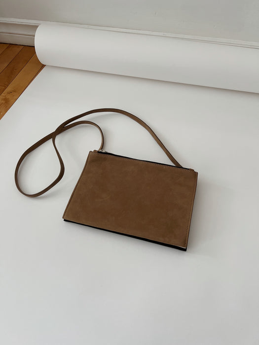 Three Compartment Leather Purse