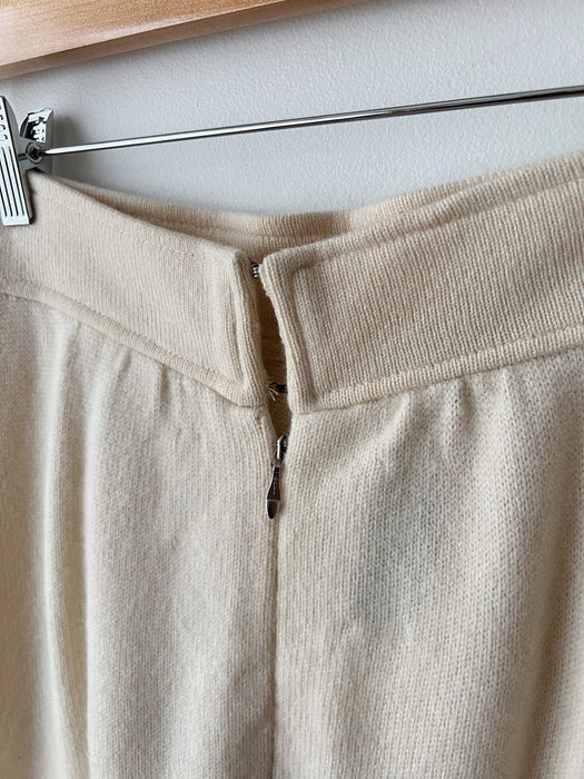 Cream Cashmere Skirt | 26