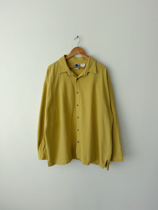 Dijon Cotton Button Up | 2X