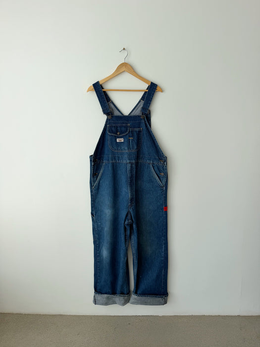 Dark Wash GWG Denim Overalls | L/XL