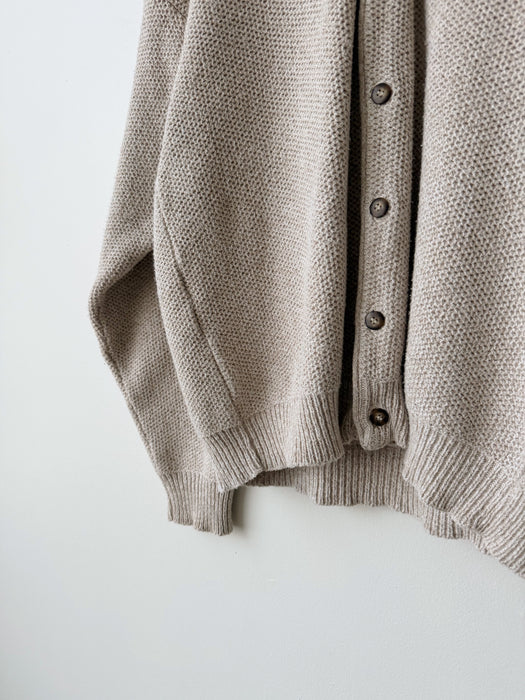 Oat Knit Cardigan | L
