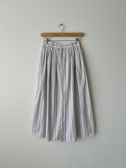 Striped Cotton Skirt | 25