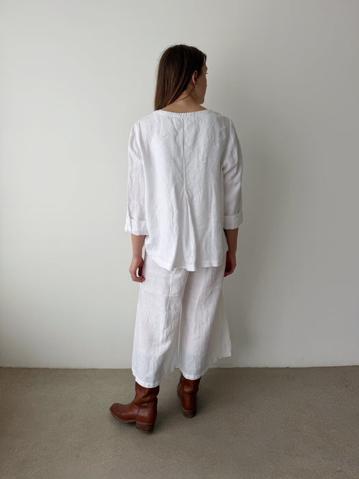 White Linen Jacket | XL