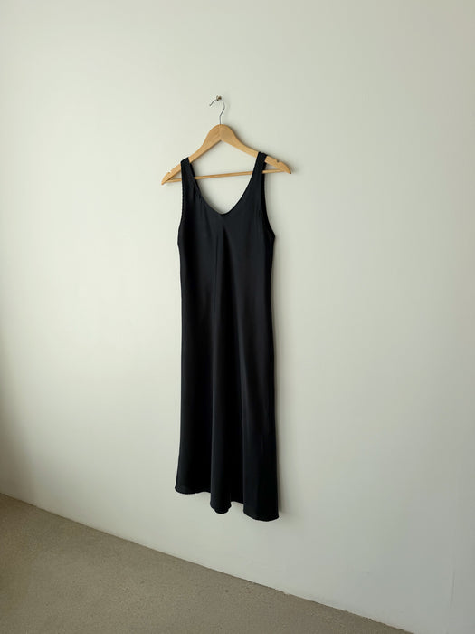 Black Slip Dress | M/L