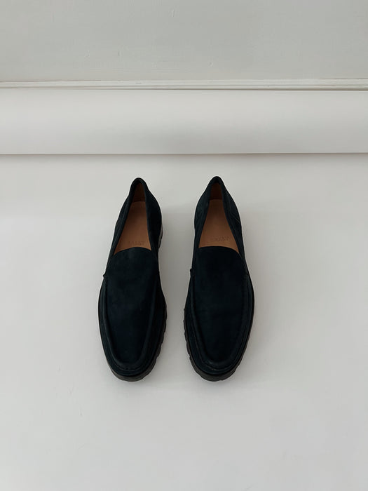 Navy Suede Loafer | 8.5