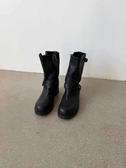 Black Leather Boots | 7.5
