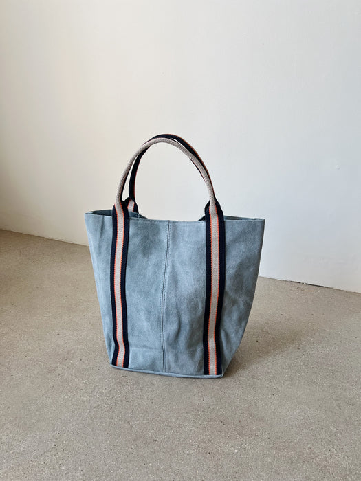 Suede Leather Tote Bag